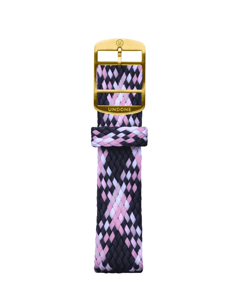 Perlon Pattern Pink / Navy / White - Image 5