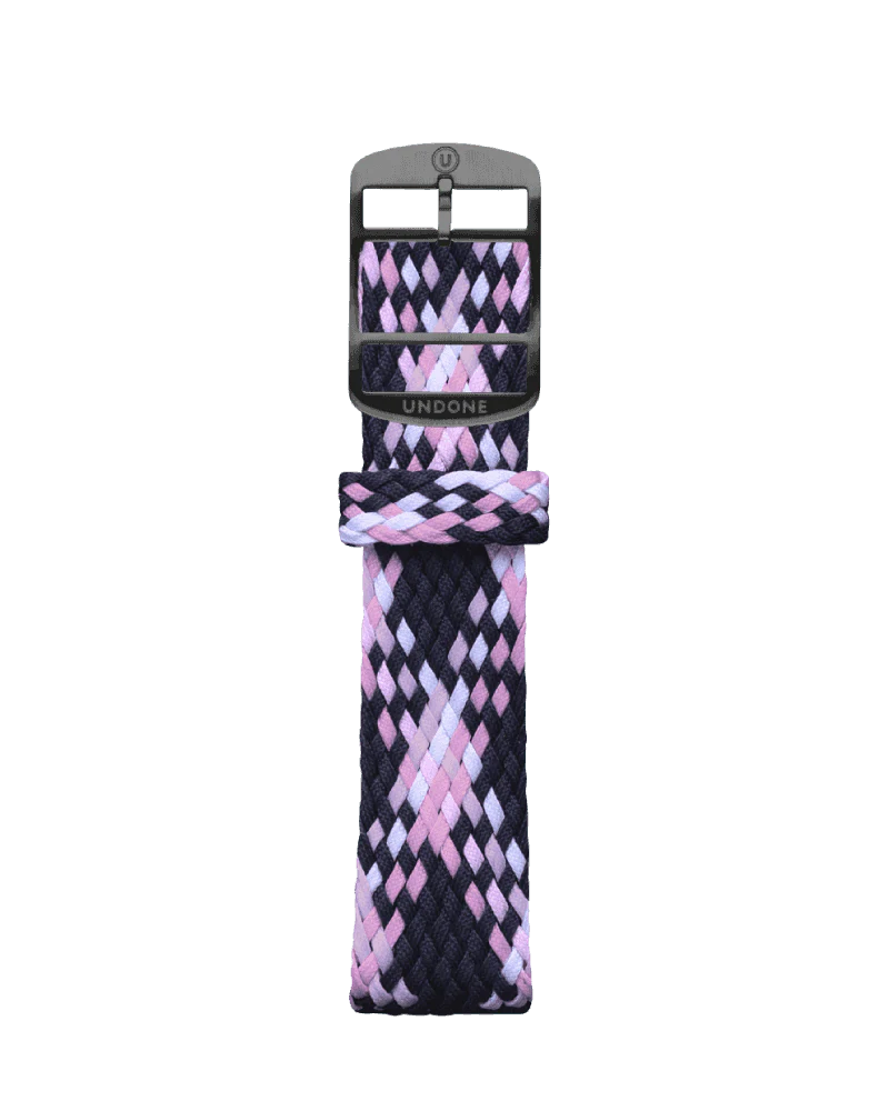 Perlon Pattern Pink / Navy / White - Image 6