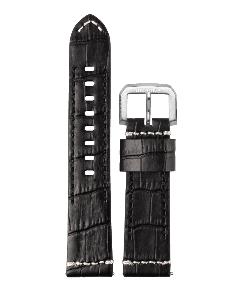 22mm Alligator Black - Image 3