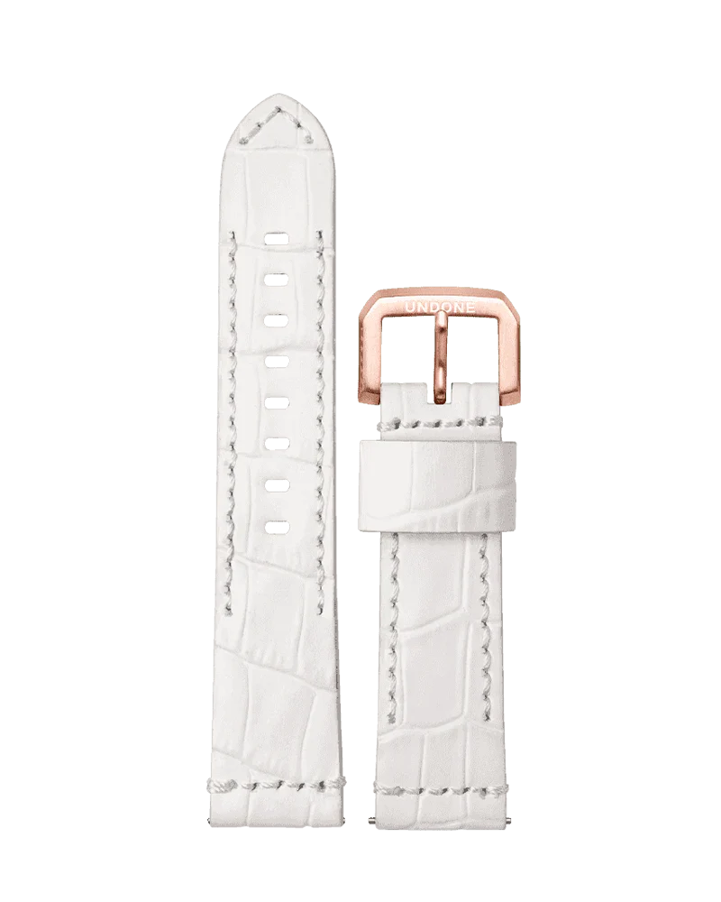 22mm Alligator White - Image 4