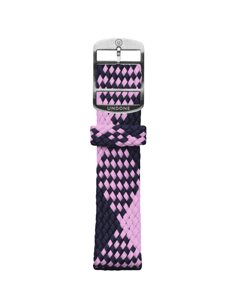 Perlon Pattern Pink / Navy - Image 3