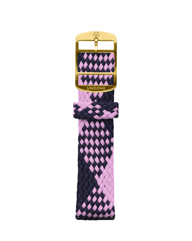 Perlon Pattern Pink / Navy - Image 5