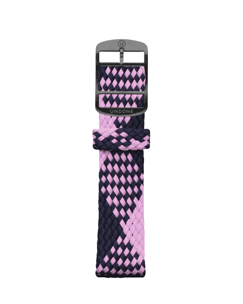 Perlon Pattern Pink / Navy - Image 6