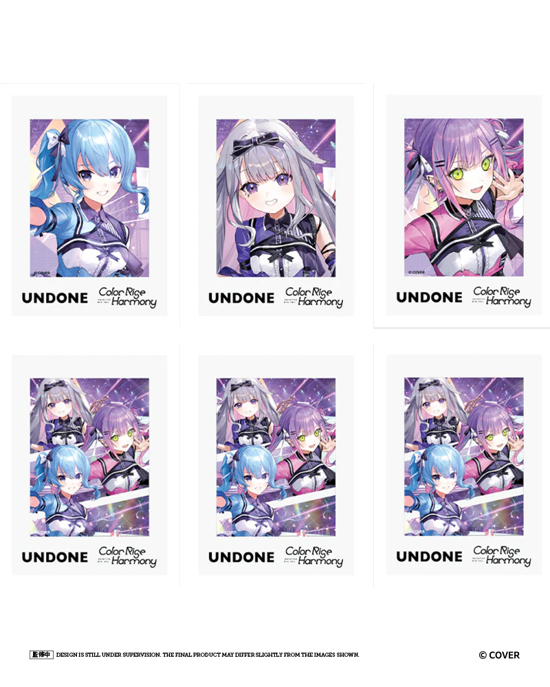 UNDONE x hololive 6th fes. Color Rise Harmony - Slide Film Lightbox & Keychain - Image 4